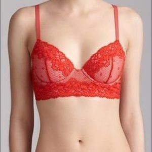 Josie Natori Bra. Red lace